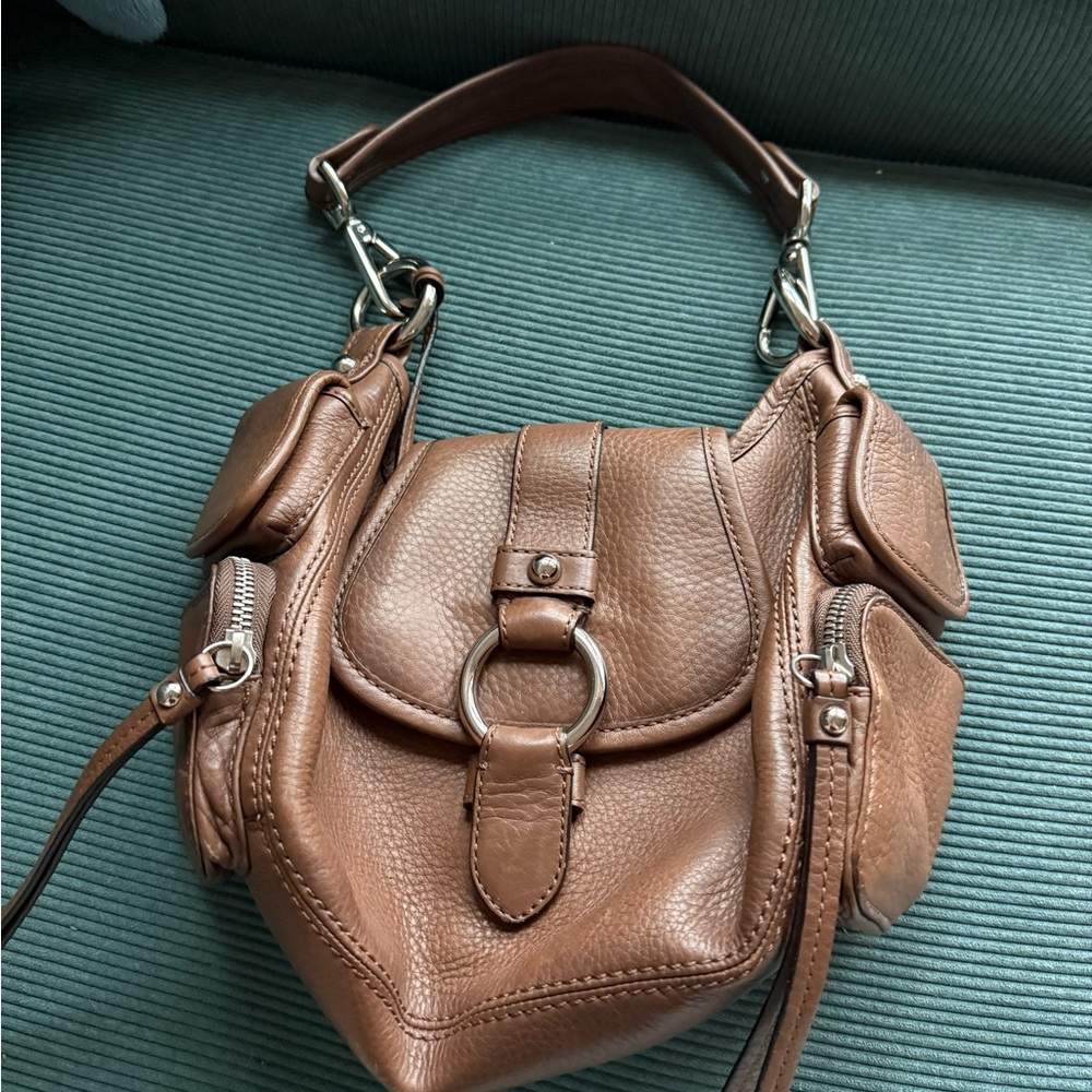 Banana Republic Tan Leather Shoulder Bag